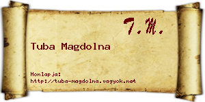 Tuba Magdolna névjegykártya